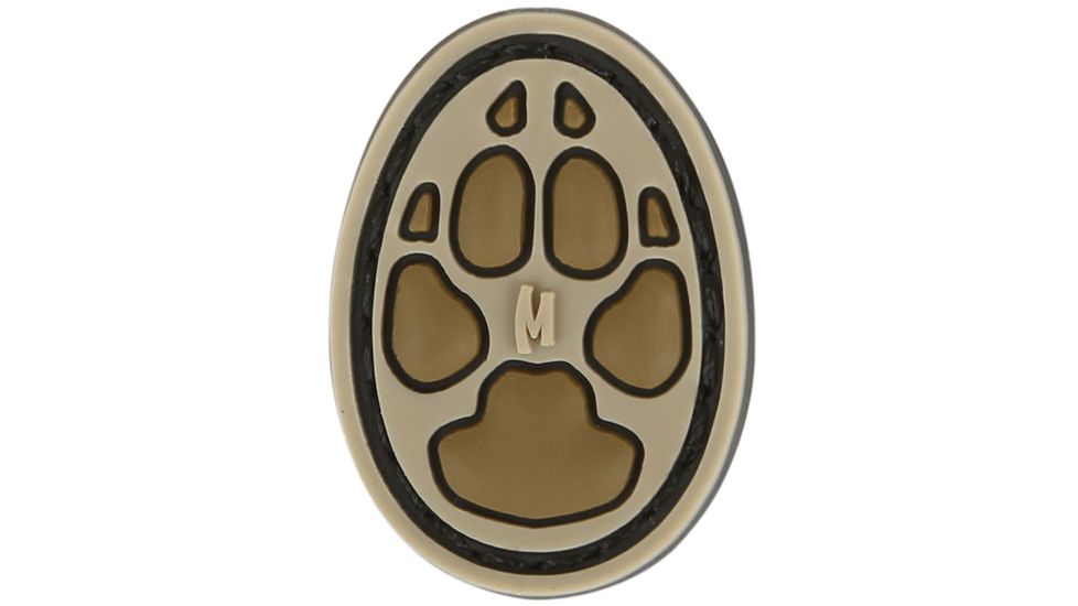 Maxpedition Dog Track 1in Morale Patch,Arid DOG1A
