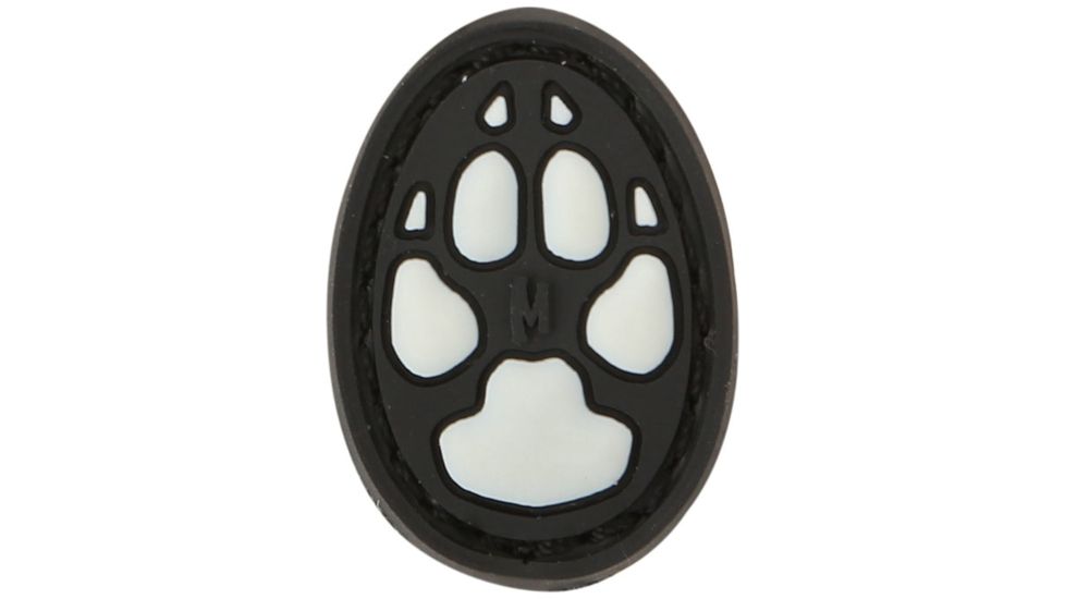 Maxpedition Dog Track 1in Morale Patch,Glow DOG1Z
