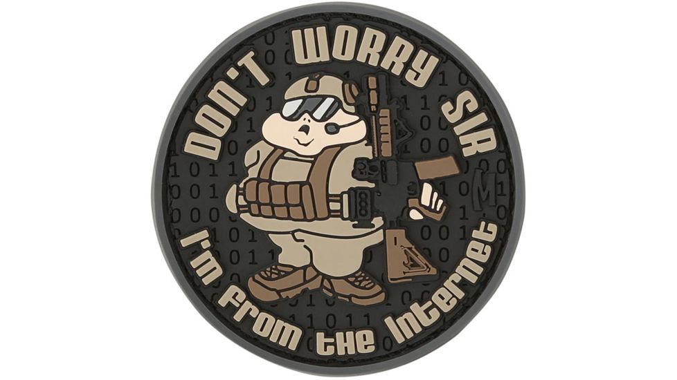 Maxpedition Dont Worry Sir Morale Patch,Arid FTFKA