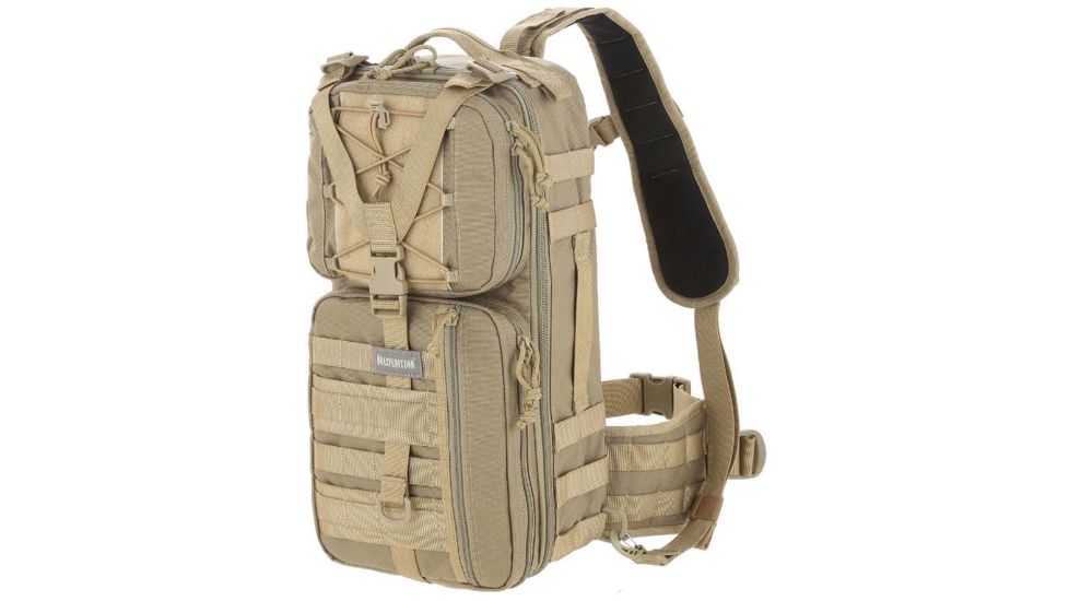 Maxpedition Gila Gearslinger Backpack, Khaki, Small PT1061K