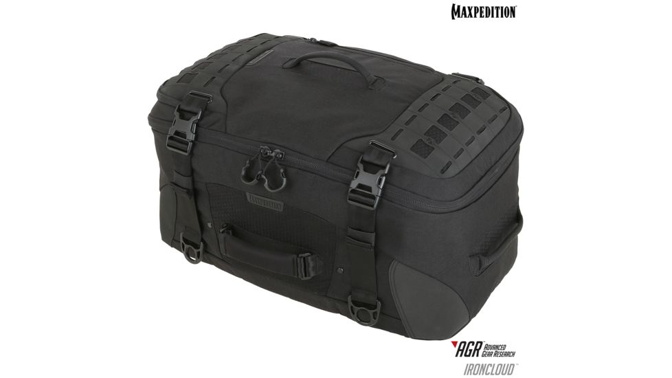 Maxpedition Ironcloud Adventure Travel Bag, Black RCDBLK