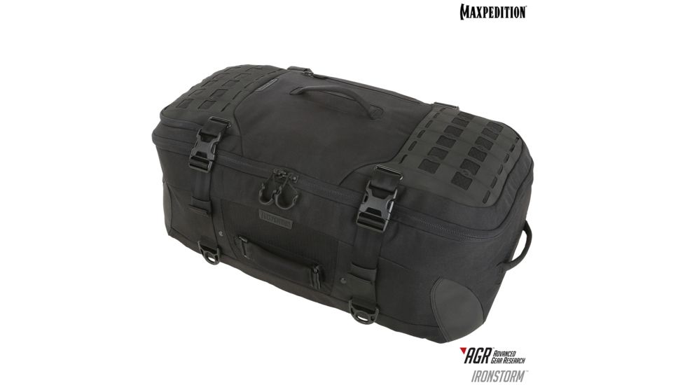 Maxpedition Ironstorm Adventure Travel Bag, Black RSMBLK