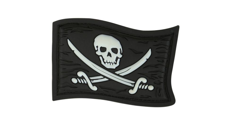 Maxpedition Jolly Roger Morale Patch,Glow JYRGZ
