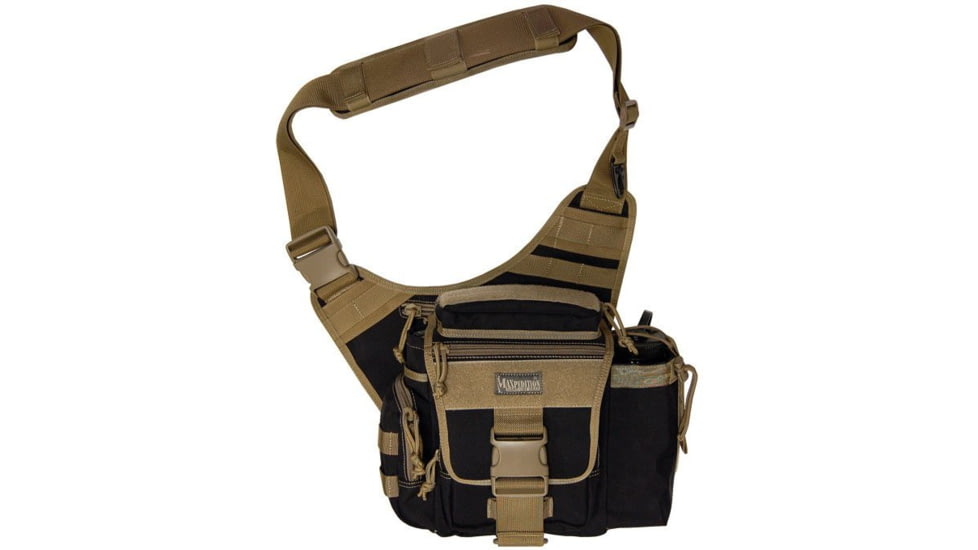 Maxpedition Jumbo S-Type Versipack - Black - Khaki 0413BK
