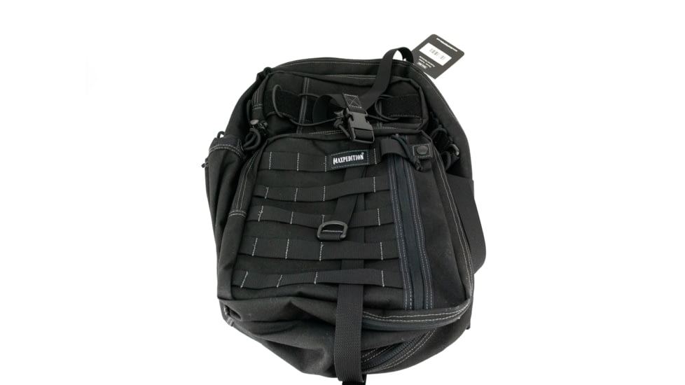 Maxpedition Kodiak Gearslinger Backpack w/ PALS, Shoulder Strap - Black 0432B