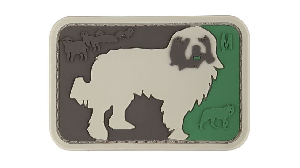 Maxpedition Major League Sheepdog Morale Patch,2.45x1.65in,Arid SPDGA