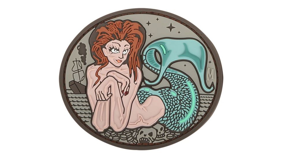 Maxpedition Mermaid Morale Patch,3.02x2.62in,Arid MRMDA