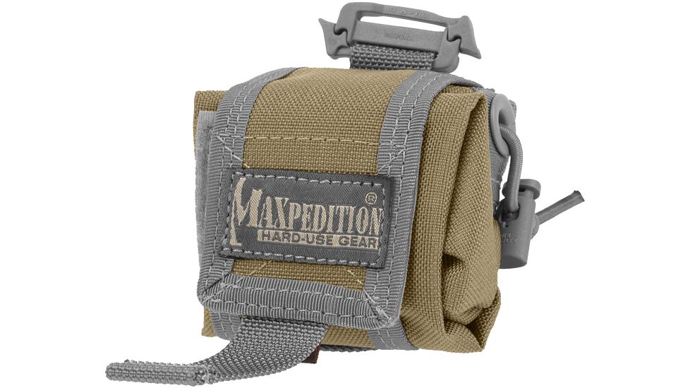 Maxpedition Mini Rollypoly Small Folding Utility Pouch, Khaki-Foliage 0207KF