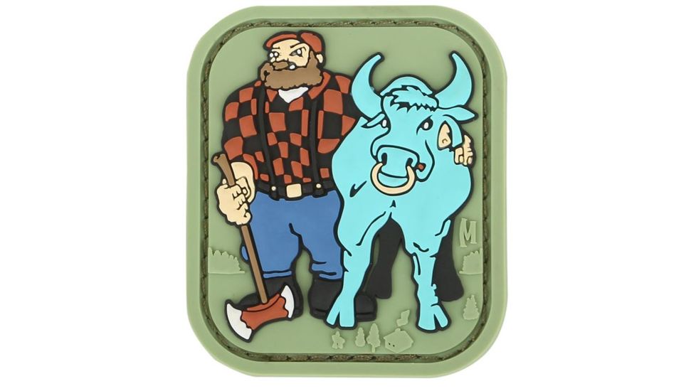 Maxpedition Paul Bunyan Morale Patch,1.7x2.0in,Full Color PAULC