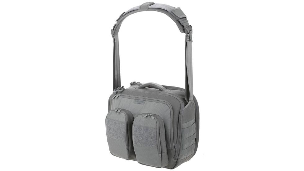 Maxpedition Skylance Single Shoulder Tech Gear Bag  w/15 in. Laptop Compartment, 28L, Gray SKLGRY