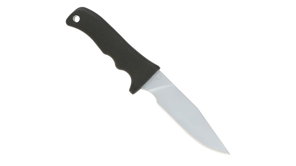 Maxpedition Small Short Clip Point Fixed Blade Knife,4.75in D2 Tool Steel,Black Nylon Handle SSCP