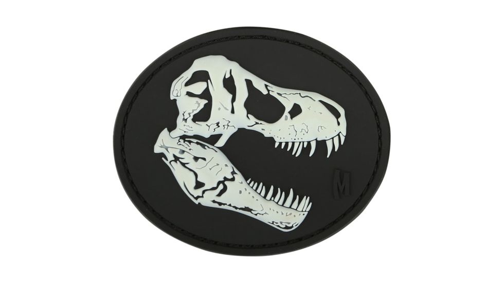 Maxpedition T Rex Skull Morale Patch,Glow TREXZ