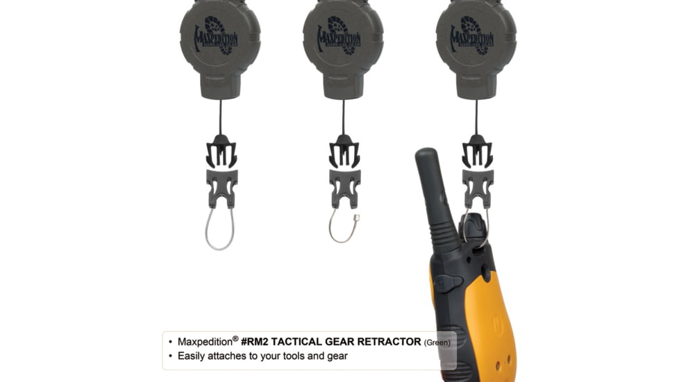 Maxpedition Tactical Gear Retractor Strap, Khaki, Medium RM2K