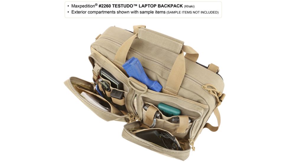 Maxpedition Testudo Laptop Case, Khaki 2260K