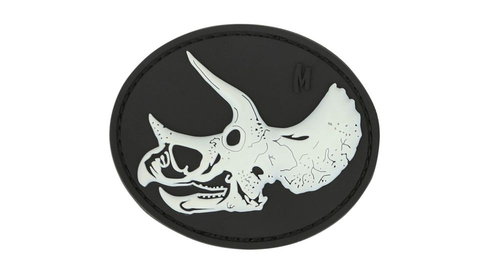 Maxpedition Triceratops Skull Morale Patch,Glow TRYSZ