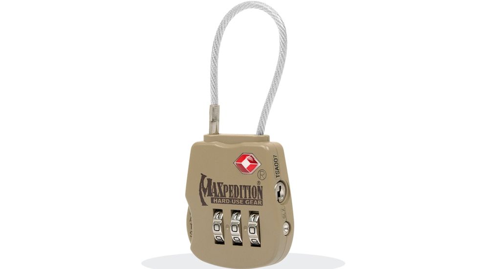 Maxpedition Tsalock Tactical Khaki Luggage Lock