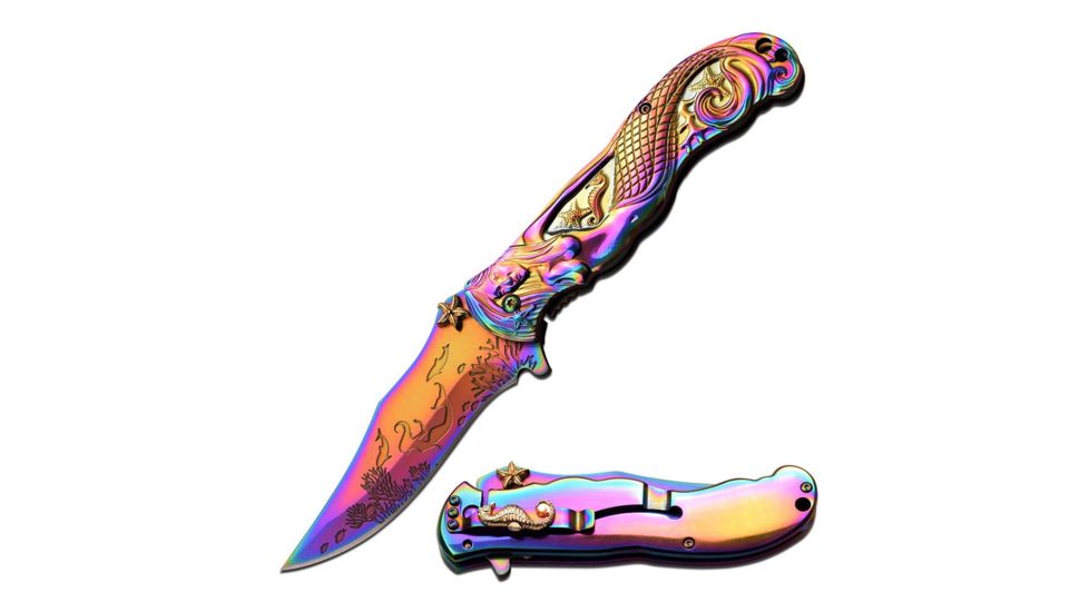 MC Masters Collection Folding Blade, 3.8in, Stainless Steel Blade, Handle MC-A013RB