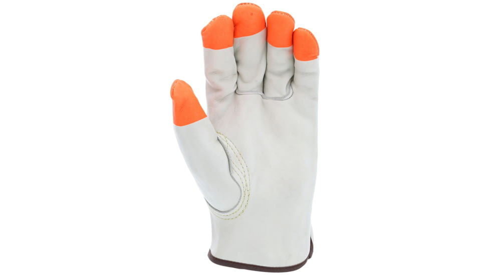 MCR Safety 3215PIM Leather Drivers Work Gloves, CV Grade Cow Grain Leather, Beige, Medium, 3215PIM