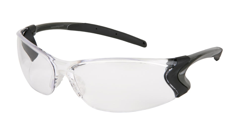 MCR Safety BD1 Safety Glasses with Best Anti-Fog MAX6 Lens Coating, Dielectric Option with Inner TPR Side Shields, Clear, One Size, BD110PF