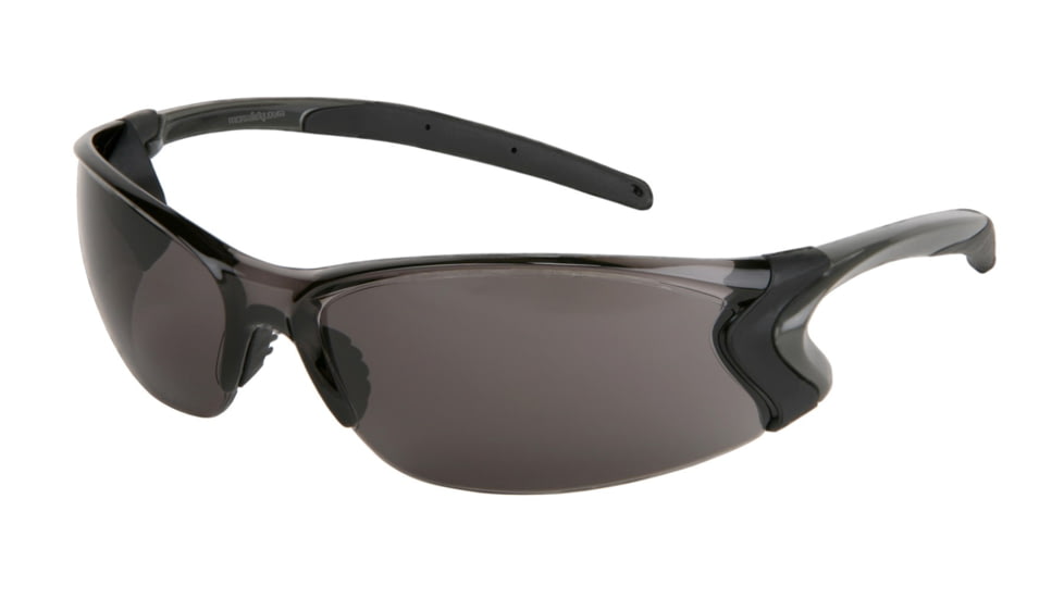 MCR Safety BD1 Safety Glasses with Best Anti-Fog MAX6 Lens Coating, Dielectric Option with Inner TPR Side Shields, Gray, One Size, BD112PF