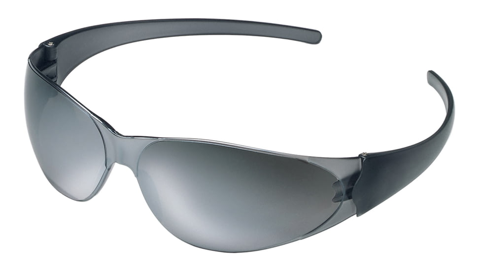 MCR Safety CK1 Series Safety Glasses, Flexible Bayonet Temples, Silver Mirror, One Size, CK117