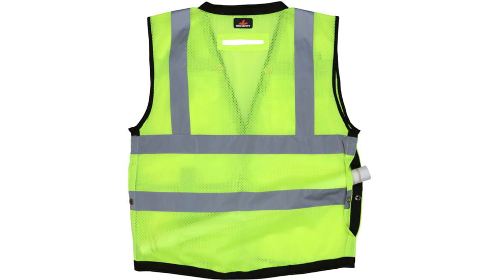 MCR Safety Class 2 Lime Premium Surveyor Safety Ves - VSURVMLBL