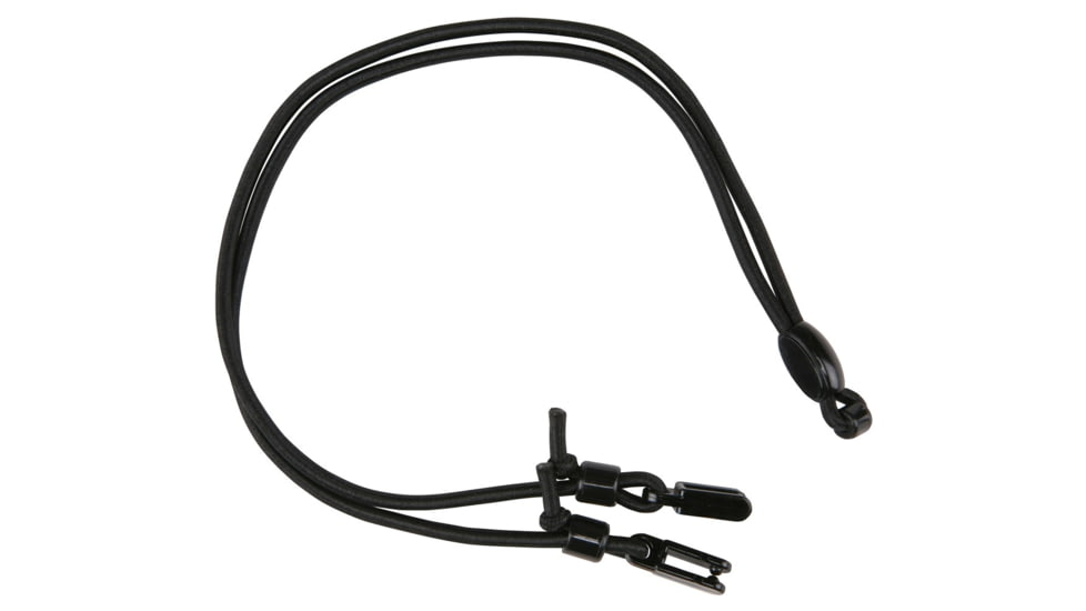 MCR Safety Dielectric Eyeglass Cord / Lanyard Snaps into Demples on Temple Tips, Made to Break-Away / Pull Away, 22 Inch Length, Black, One Size, 213BLACK