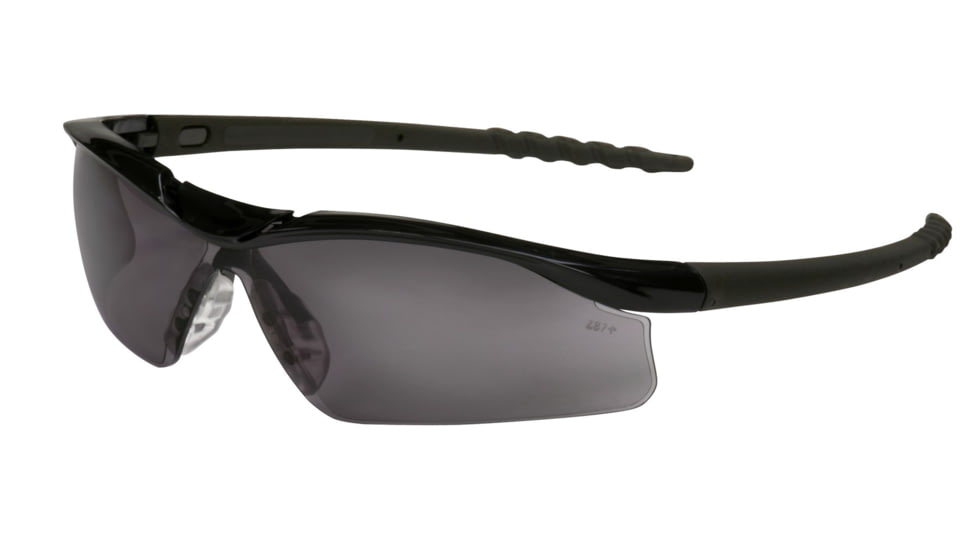 MCR Safety DL1 Series Safety Glasses, Soft TPR Nose Piece, Gray, One Size, DL112