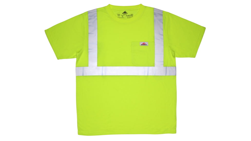 MCR Safety Hi Vis Reflective Safety Vest, ANSI Type R Class 2, Mesh with 3in Silver Stripes, Trimmed with Silver Reflective, Zipper Front Closure, Fluorescent Lime, L, SURVCL2LL