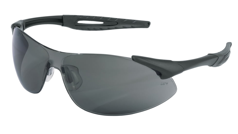 MCR Safety IA112 IA1 Series Safety Glasses, Extremely Flexible Temples, Non-Slip Temples and Soft TPR Nose Piece, Gray, One Size, IA112