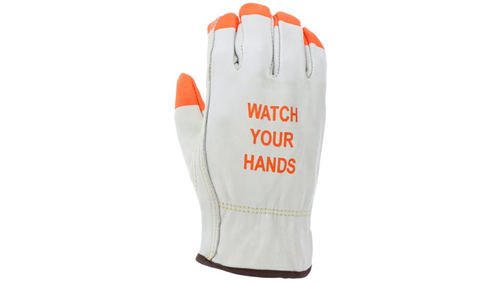 MCR Safety Leather Drivers Work Gloves, CV Grade Cow Grain Leather, Beige, XXX - Large, 3215PIXXXL