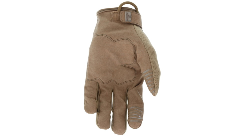 MCR Safety Mechanics Gloves with TaskFit Design, Synthetic Leather Palm, Nylon and Spandex Back, Tan, Large, 963L