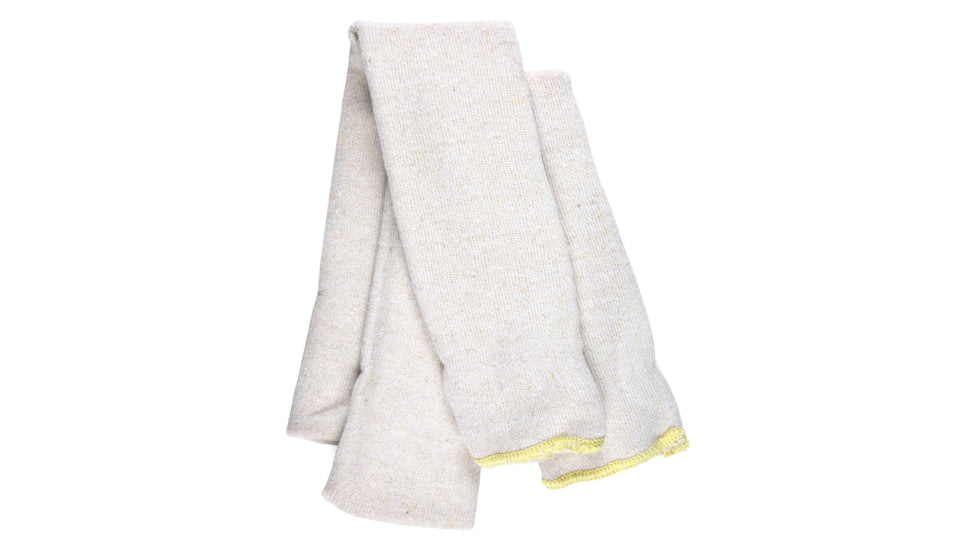 MCR Safety Seamless Cotton Sleeve, 18in Length, 31/4in Width, Soft, Lightweight, Cool and Comfortable, Natural, One Size, KW18