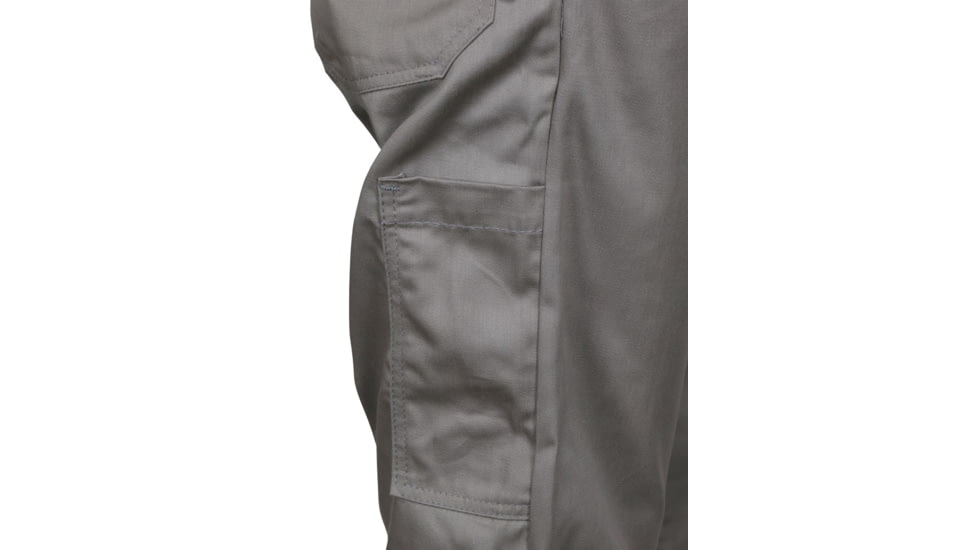 MCR Safety Summit Breeze Flame Resistant Coverall, 7oz Cotton, Long Sleeve Coverall with Vented Underarms and Back, 1in Silver Reflective Stripes, CAT 2, Gray, 201138T, SBC201138T