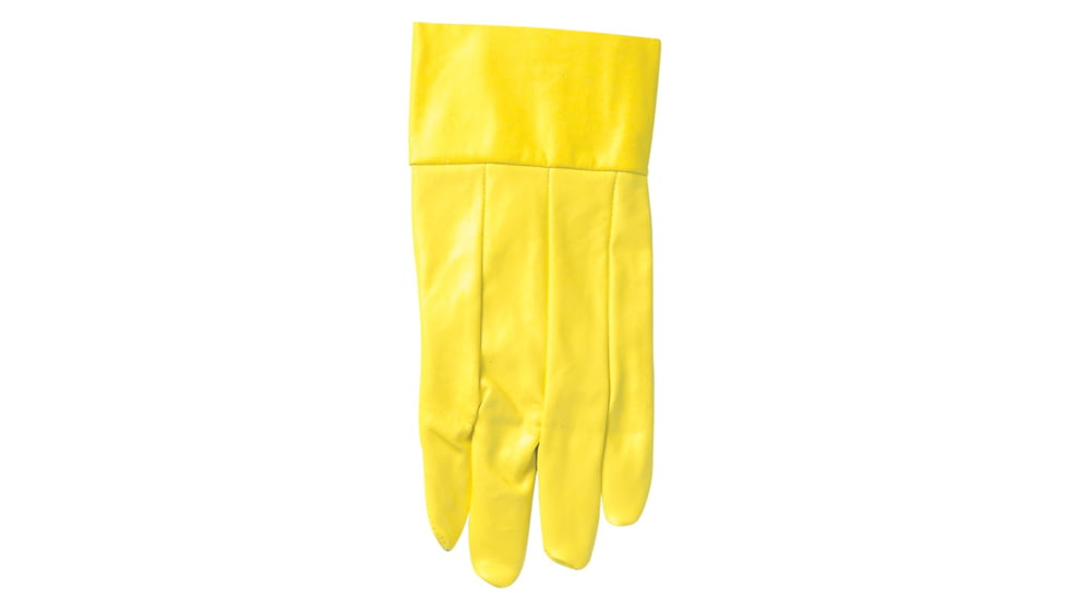 MCR Safety Vinyl Laminated Work Gloves, Yellow Garden Style, Interlock Lined, 2in Band Top, Yellow, Large, 9880LY
