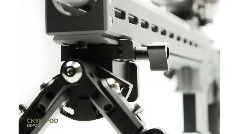 MDT CKYE POD Picatinny Bipod - PRS Short, Black, Picatinny, 104310