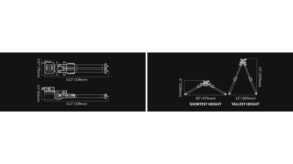MDT Ckyepod Gen 3 Single Pull Bipod