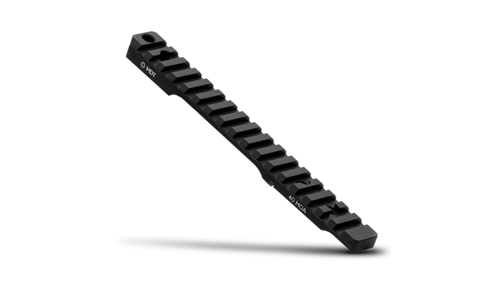 MDT Scope Base Picatinny Scope Rail, Savage B22, 40 MOA, Black, 106621-BLK