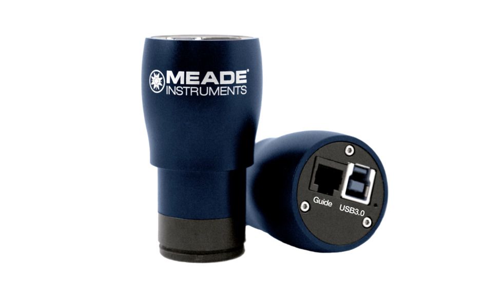 Meade 6.3 MP LPI-GC Advanced Color USB 3.0 14-bit Camera w/ST-4 1.5m Guide Cable, Blue 645003