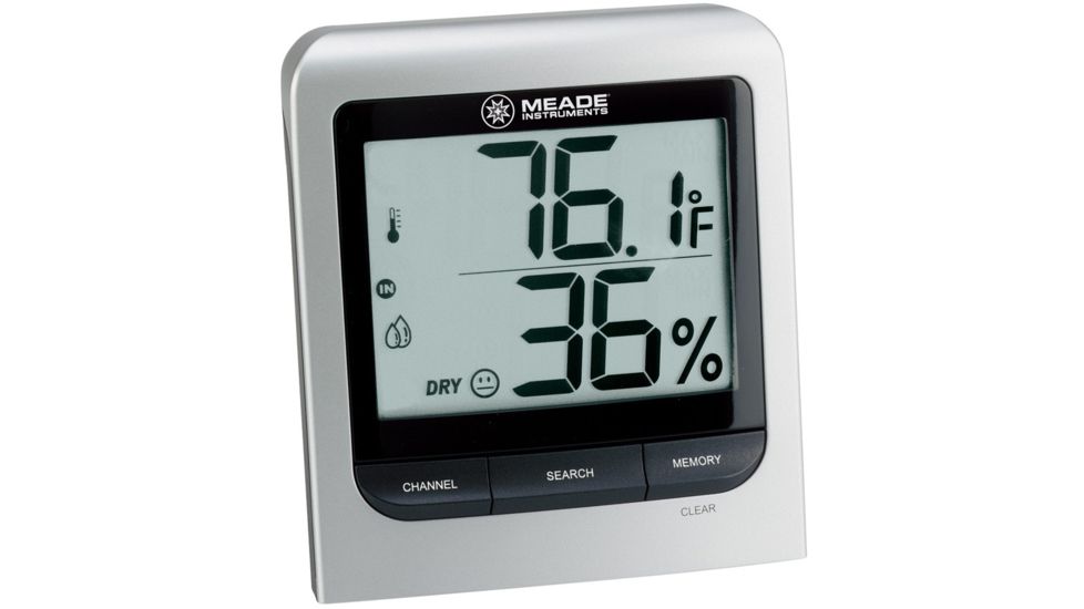 Meade Personal Weather Station Wireless Indoor / Outdoor Temperature Humidity TM005X-M
