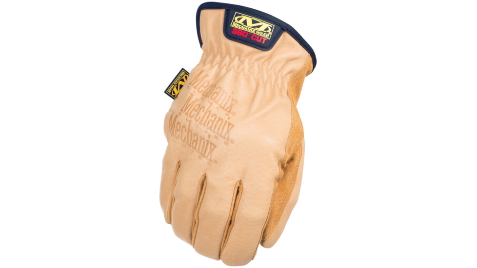 Mechanix Wear Leather Driver Cut Resistant Gloves - Mens, Tan, Extra Large, LD-C75-011