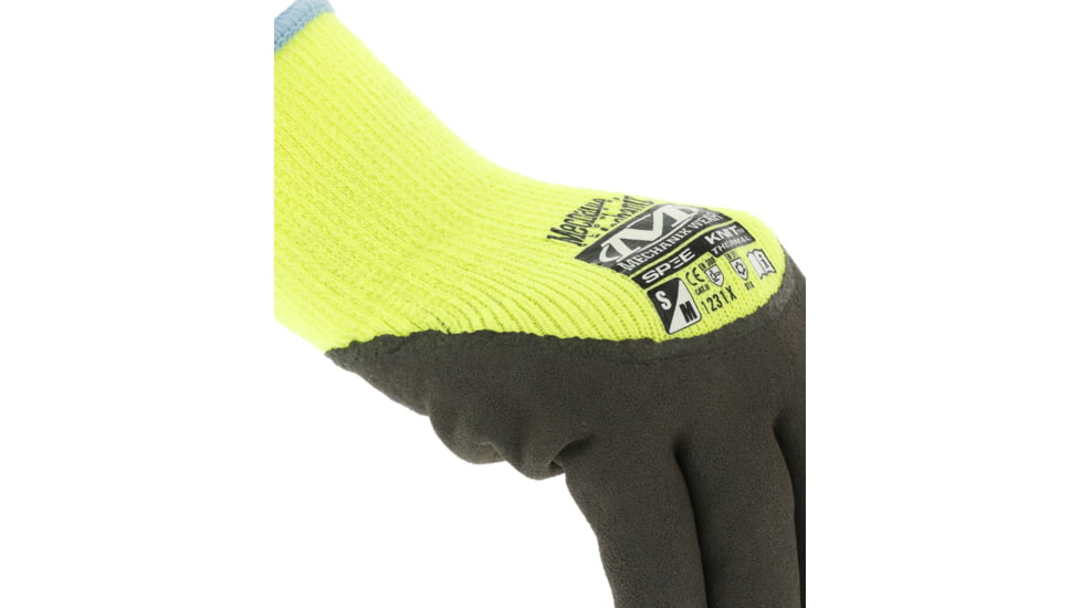 Mechanix Wear High-Viz SpeedKnit Thermal Gloves - Men's, Large-Extra Large,Fluorescent Yellow, S4BB-91-540