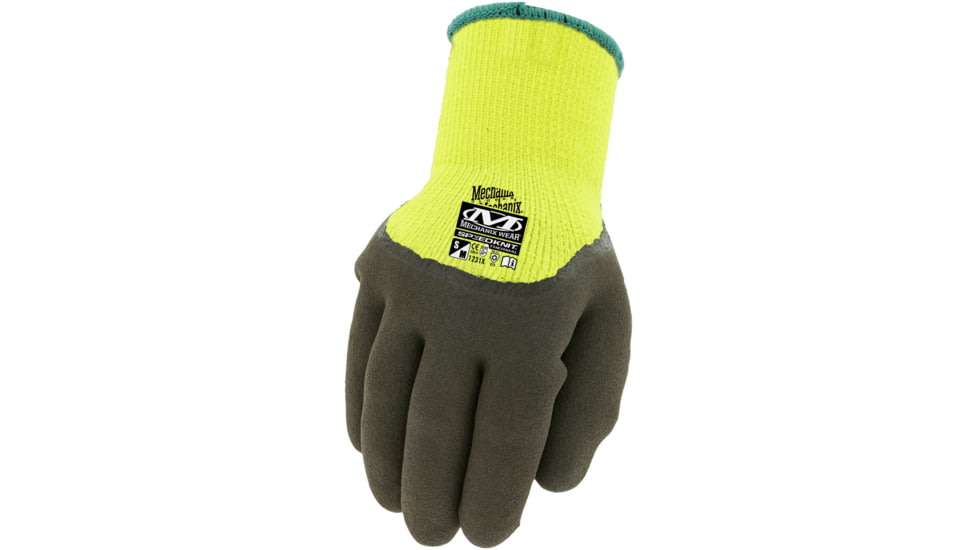 Mechanix Wear High-Viz SpeedKnit Thermal Gloves - Men's, Large-Extra Large,Fluorescent Yellow, S4BB-91-540