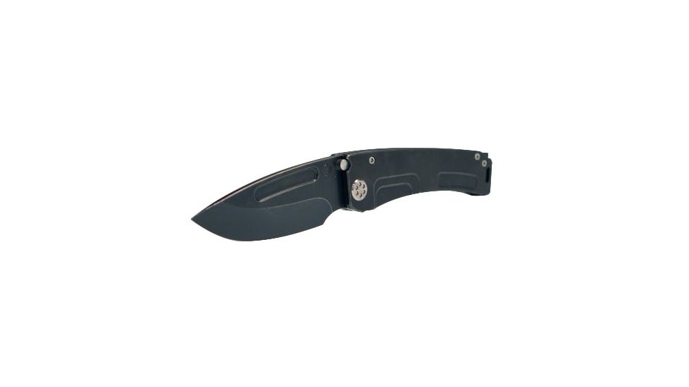 Medford Marauder-H Folding Knife, 3.75in, S35VN Steel, Tumbled and PVD Finish MK045STT-30PV-SSCS-BN