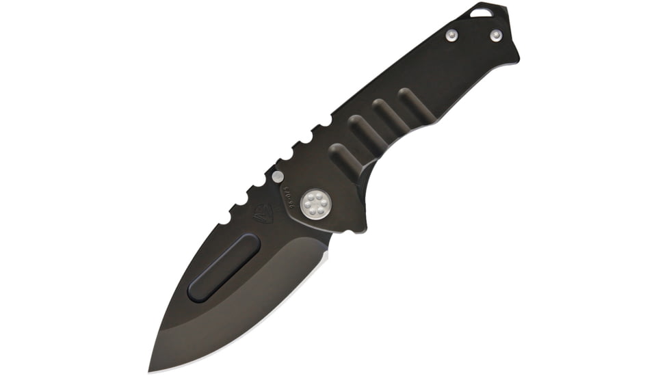 Medford Praetorian Gen T Framelock Folding Knife, Black, Black PVD coated titanium handle, MK0293PD-30PV
