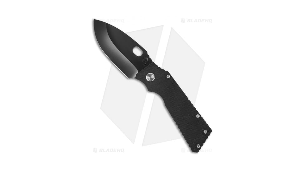 Medford TFF-1 Folding Knife, 4.00in, D2, Spear Point Blade, G10 Black Handle, Black/Black, 9.625in, BHQ-28375