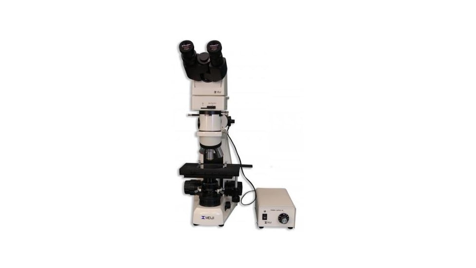 Meiji Techno Halogen Ergo Trino Incident,Transmitted Light BF Microscope, BEIGE, LARGE MT8100EH