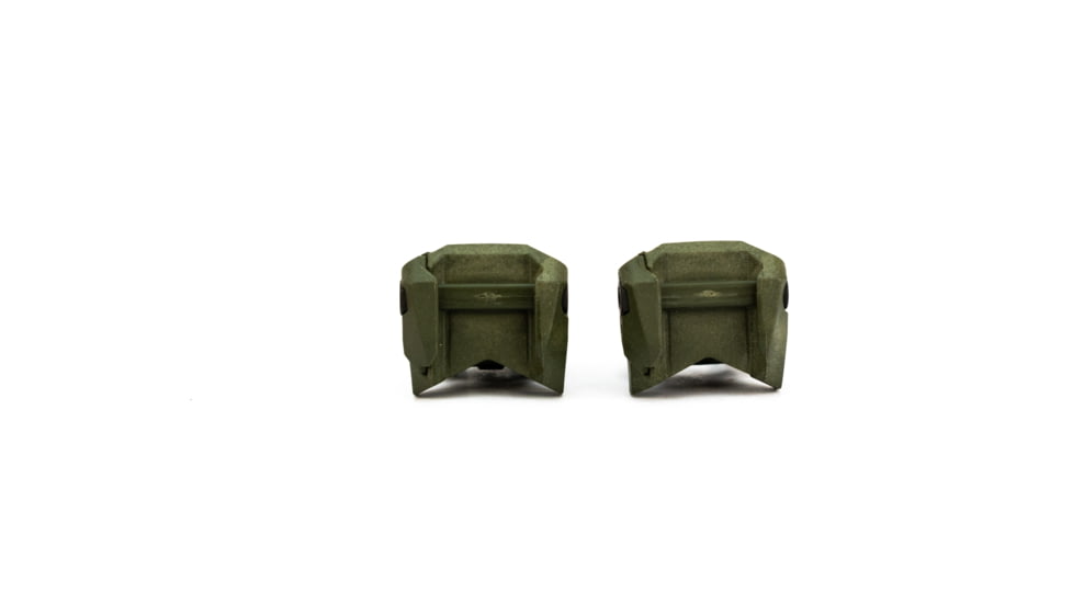 Meprolight Flip-Up Front and Rear Tritium Sight Set, 4 Rear Dots, OD Green, 403800