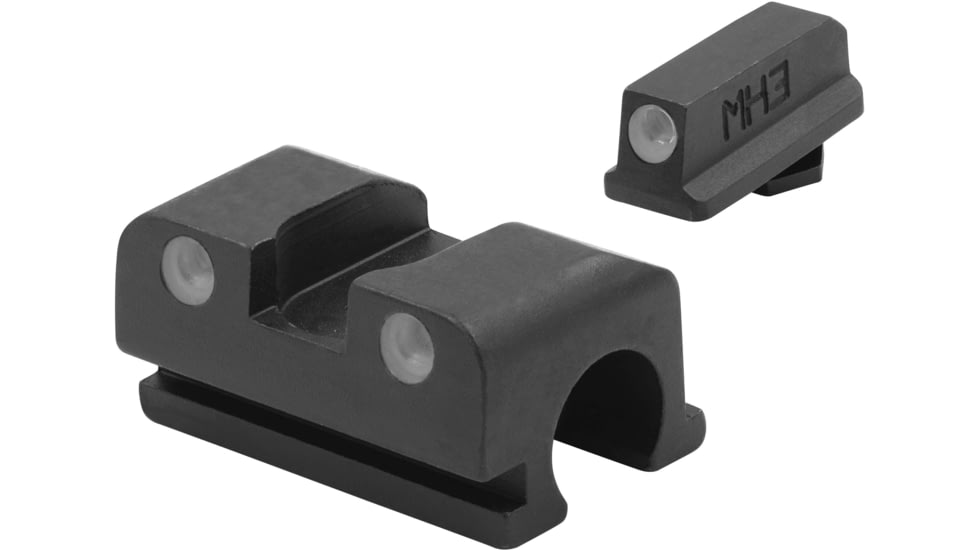 Meprolight Green Front &amp; Rear Night Sight for Walther P99 9mm, 40 Compact, 18801, 188013101