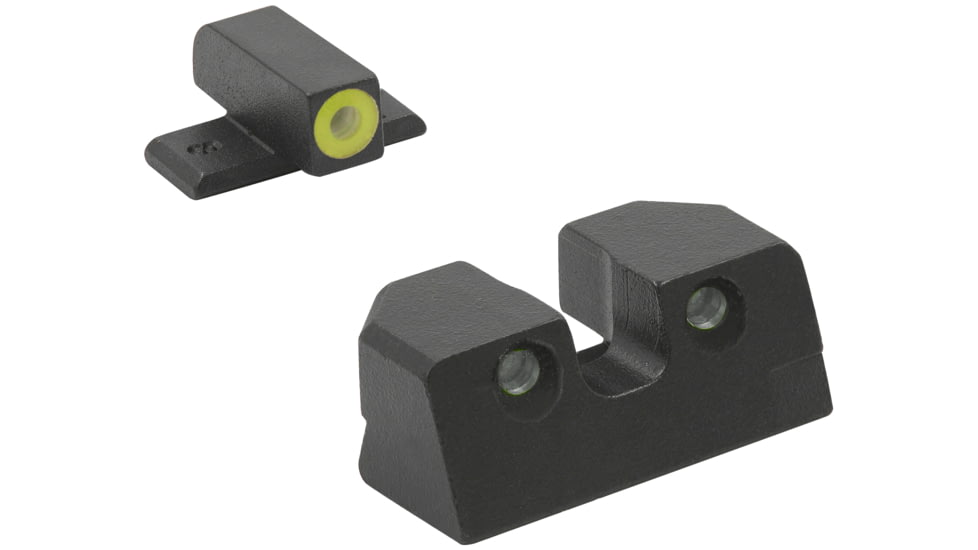 Meprolight Hyper-Bright Plus Iwi Masada 9, Tactical &amp; Slim, Black Yellow Ring, 495873121, 495873121